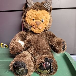 Build A Bear BAB Disneys Beauty and the Beast 19" Plush Brown Stuffed Animal Toy